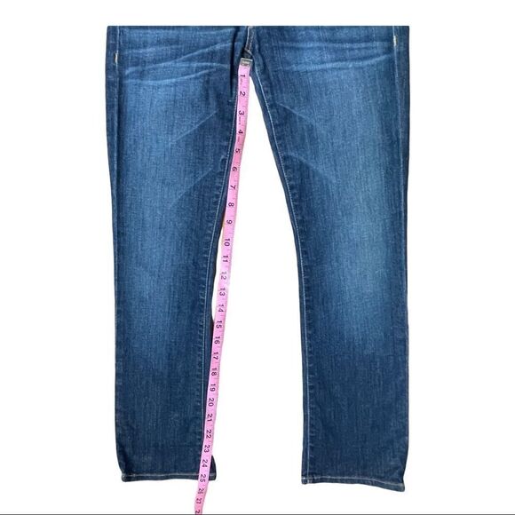 Hudson Nordstrom Women's Jeans Blue Size 24X25 Straight Cropped Stretch. - Picture 4 of 8